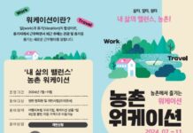농촌에서 일하고 쉬는 워케이션 참가비 지원 11월까지 여행자보험 무료가입, 워케이션 상품 1일 5만 원 할인도 제공