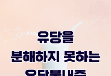 유당을 분해하지 못하는 유당불내증