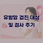 유방암 검진 대상 및 검사 주기
